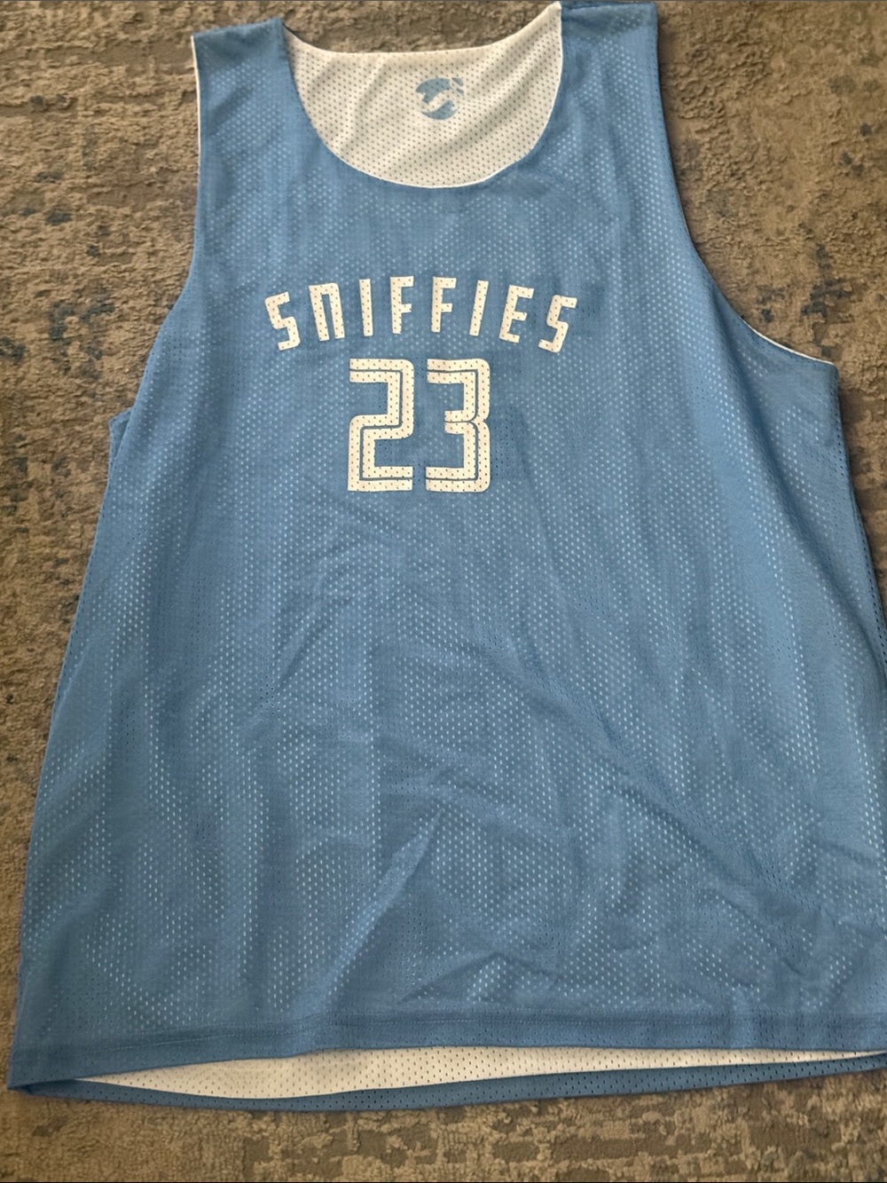 Blue Mesh  sniffies Sports Jersey (Number 23)